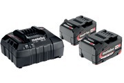 Pack 2 batteries Li-Power 18 V - 4,0 Ah + chargeur ASC 55