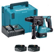 Perforateur-burineur 18 V SDS-PLUS DHR243RTJ + 2 batteries 18 V - 5 Ah + 1 chargeur MAKPAC